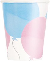 Gender Reveal Bekers 266ml 8st