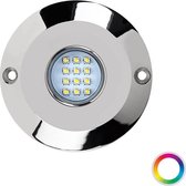 Apache PROLED Ultra Series - Single - RVS 316L - onderwater LED Light - Super RGB - IP68