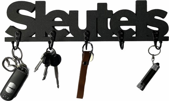 Porte-clés - Zwart - Crochet - Industriel - Fournitures pour la maison -  Clés... | bol.com