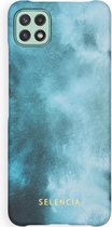 Selencia Maya Fashion Backcover Samsung Galaxy A22 (5G) hoesje - Air Blue