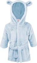 Soft Touch Badjas Junior Fleece Lichtblauw Maat 92