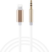 iPhone Lightning Prise casque Audio Aux Câble - Iphone câble de voiture - 3,5 mm - 1 mètre - or