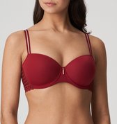 PrimaDonna Twist East End Voorgevormde Balconette Bh 0241932 Red Boudoir - maat 75E