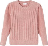 Name it trui meisjes - roze - NKFkula - maat 146/152