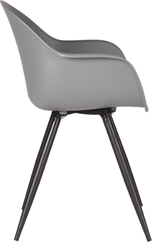 LABEL51 - Chaise de repas Luca - Anthracite