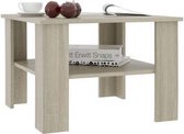 salontafel - eiken kleur - vierkant - salontafels - hout - meubels - L&B luxurys