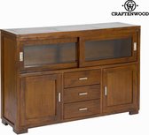 Dientafel Mindi hout (130 x 40 x 90 cm) - Chocolate Collectie by Craftenwood