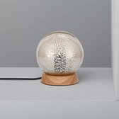 Bureaulamp Ledkia Kiona Goud Hout Kristal 40W