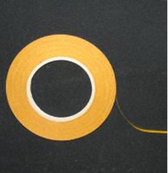Rol dubbelzijdig tape 6 mm 50 mtr (geel)