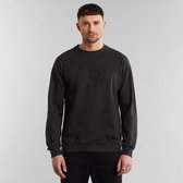 Dedicated Sweatshirt Malmoe Globe Charcoal - Trui - Lange mouw - Sweater - Grijs - L