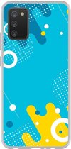 Smartphonebooster Telefoonhoesje - Back Cover - Geschikt Voor Samsung Galaxy A02s - Blue En Blue