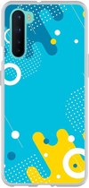 Smartphonebooster Telefoonhoesje - Back Cover - Geschikt Voor OnePlus Nord - Blue En Blue