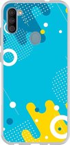 Smartphonebooster Telefoonhoesje - Back Cover - Geschikt Voor Samsung Galaxy M11 - Blue En Blue
