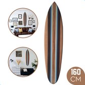 Tidez Surfplank Decoratie - Houten Surfplank - Surfboard Decoratie - Bluebird 160cm