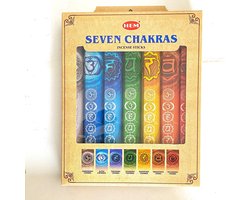 HEM - Seven Chakras - Wierook stokjes - giftpack - 7 doosjes
