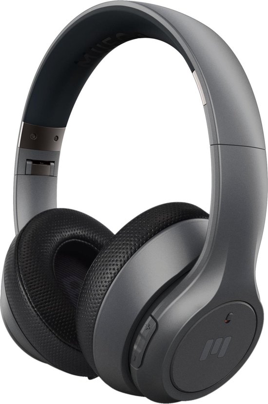 Miiego - BOOM ANC - Titanium - over ear - koptelefoon - active noice cancellation - sport - fitness - ontspanning