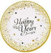 Amscan - Happy new year borden (8 stuks)