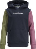 JACK&JONES JUNIOR JORJAXON BLOCK SWEAT HOOD JR Jongens Trui - Maat 140