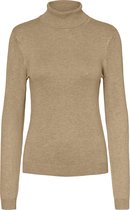 VERO MODA VMGLORY LS ROLLNECK BLOUSE GA COLOR Dames Trui - Maat L