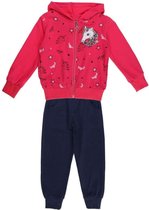 UNICORN eenhoorn joggingpak - 2 delig - vest en broek - 122/128 - fuchsia