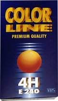 Color Line 4 uur VHS E240 premium quality videoband cassette 1st