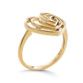 Orphelia ZR-7522/G/52 Dames Ring - maat 52 - Goud