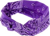 Bandana - Paars - Unisex - Festival - Carnaval - Bandana Hond