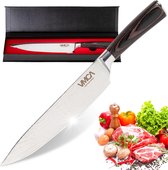 Couteau de chef VMCA Avec coffret cadeau Couteaux de chef japonais Premium - 20 cm