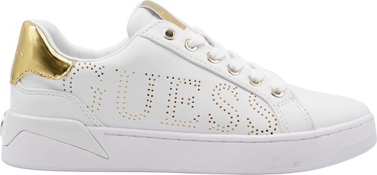 Guess Roria Active Lady Leather Like Dames Sneakers - Wit - 37 | bol.com
