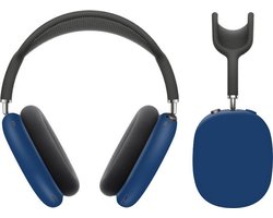KELERINO. Siliconen Case geschikt voor AirPods Max - Accessoire - Blauw