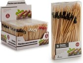 Set voor voorgerechtjes Chopsticks Klot Bamboe (9,5 x 17,5 x 3 cm) (50 pcs)