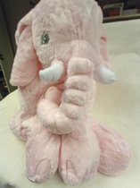 Roze olifant - grote zachte pluche knuffel - baby en kind - kraamcadeau - meisje - babyshower kraamkado - knuffelvriend om te slapen-knuffelbeer-olifant-giraf-- super zacht en supe