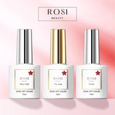 ROSI Beauty SET Primer, Base & Top Coat - Gel Nagellak - 10ML