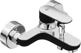 Wand-bad-douchemengkraan met drop-off dek - TYRIA - Zwart / Chroom - Ideal Standard