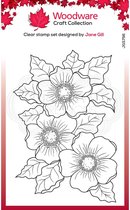 Woodware Clear stamp - Bloemen - A6 - Stempelset - Polymeer