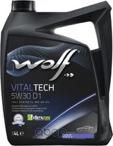 Wolf VitalTech synthetische motorolie 5W30 D1 4L