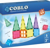 COBLO Basis - 8 stuks - Magnetische bouwblokken - Magnetisch speelgoed - Kinderspeelgoed
