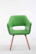 Eetkamerstoel - Eetstoel - Eetkamerstoelen - Keukenstoelen - Modern - Groen - Hout - 62 cm x 60 cm x 85 cm