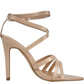 Nude pump met gekruiste bandjes | Hakken  van SAN MARIE | Maat 35