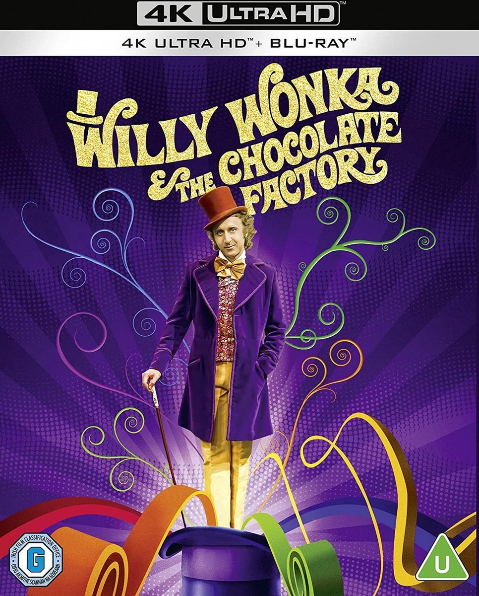 Willy Wonka & The Chocolate Factory - [4K Ultra HD] - [1971] - [Blu-ray] - [Region Free]-
