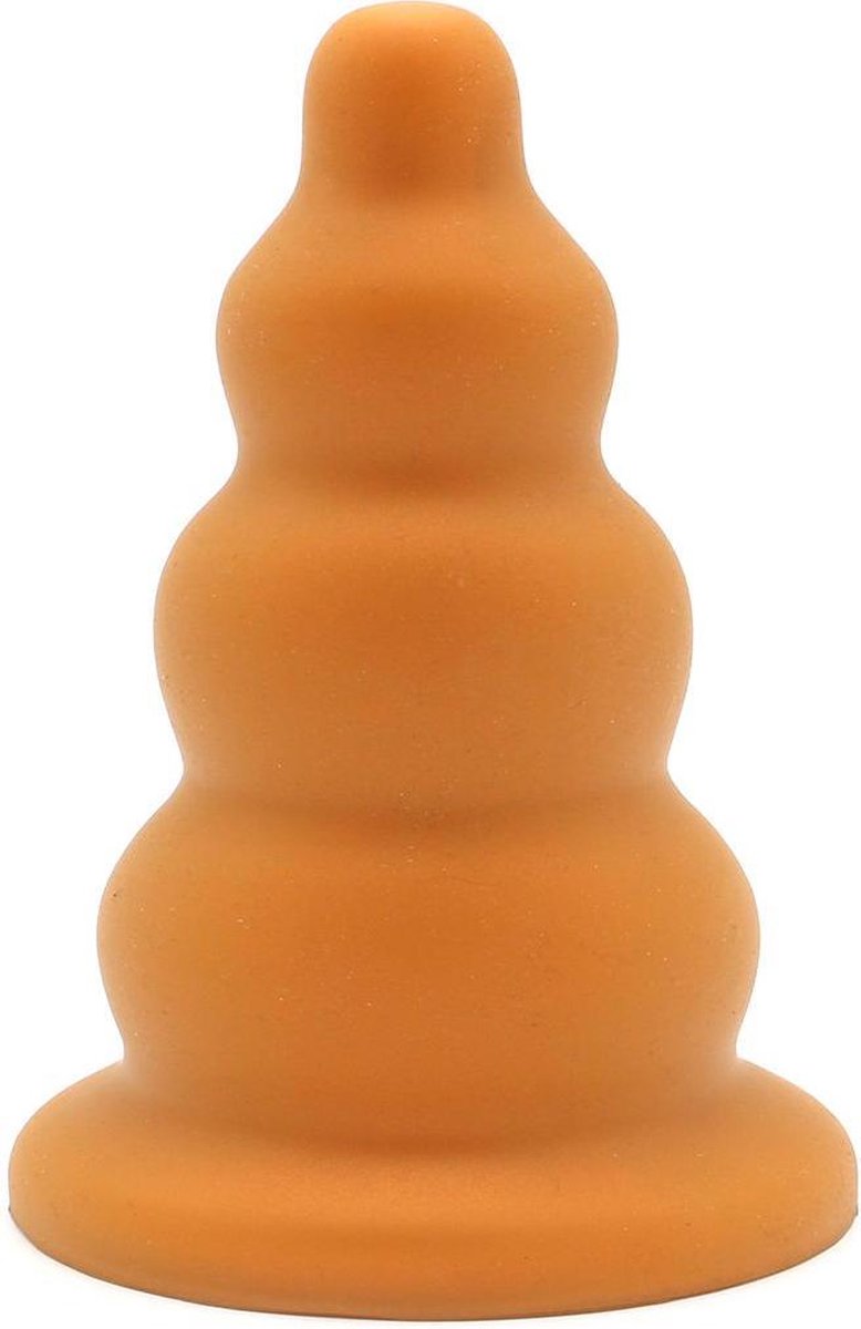Goedkoopste Gold Play - Soft Liquid Siliconen Anaal Dildo Blop - Goud