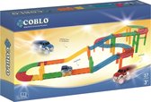 COBLO Racebaan - Magnetisch Speelgoed - 37 onderdelen - Inclusief opbergtas & inspiratieboekje - Constructiespeelgoed