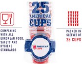 AmericanCups Bekers - 100 American Red Cups (473 ml)