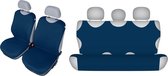 Blauwe bekleding voor bestuurders-, passagiers- en achterbank