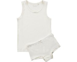 Minymo Ondergoedset Meisjes Viscose Wit 2-delig Maat 80