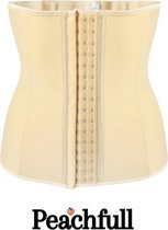 Peachfull Waist Trainer  | Maat 6XL | Nude | Latex Body Shaper voor een Slanke Taille & Zandloper figuur | Corrigerend en Afslankend | Shapewear/Korset