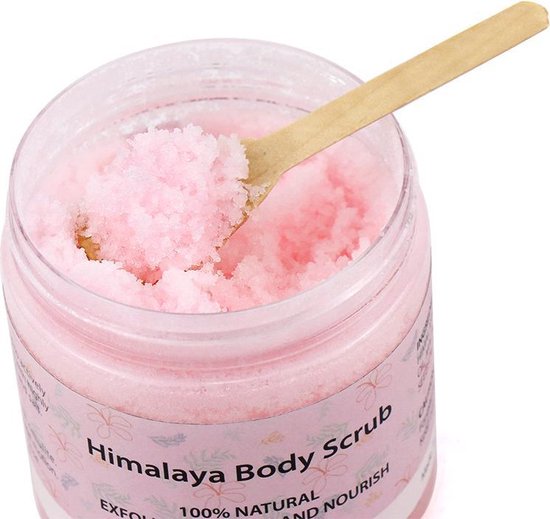 Body scrub - Himalaya zout - Natuurlijk - Bodyscrub -Scrub - Scrubzout -  Scrub gezicht | bol.com
