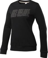 Reebok Cn Front Emb Crewneck Dames Sweatshirt zwart