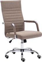 Chaise de bureau Clp Amadora - Taupe - Tissu
