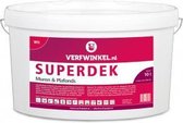 Verfwinkel.nl Superdek Muren & Plafonds - Wit 10 liter